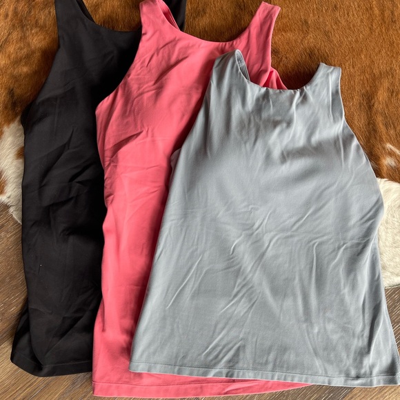 CRZ YOGA Tops - CRZ YOGA Butterllux Women’s Workout Tank Top - Black, Pink, Light Gray